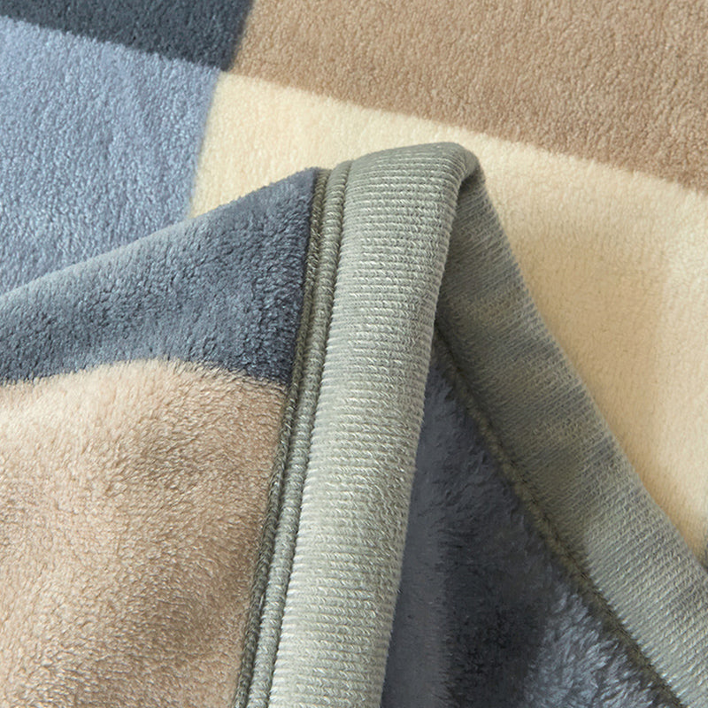 Non-Pilling Sheet Cartoon Painting Flannel Breathable Soft Fade Resistant Bed Sheet