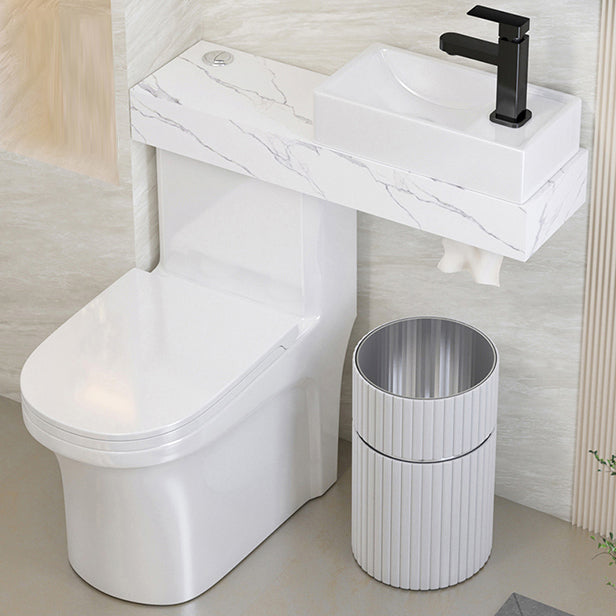 Contemporary Flush Toilet Floor Mount One-Piece Toilet Urine Toilet