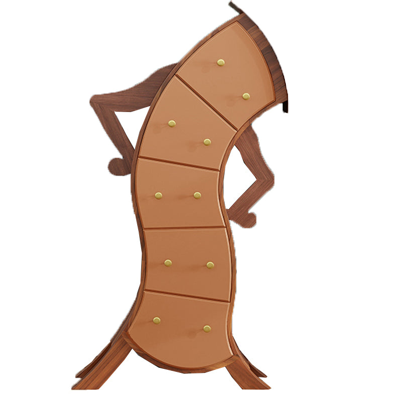 Classic Glam Dresser Manufactured Wood Storage Chest Dresser , 13.65 Inch Width