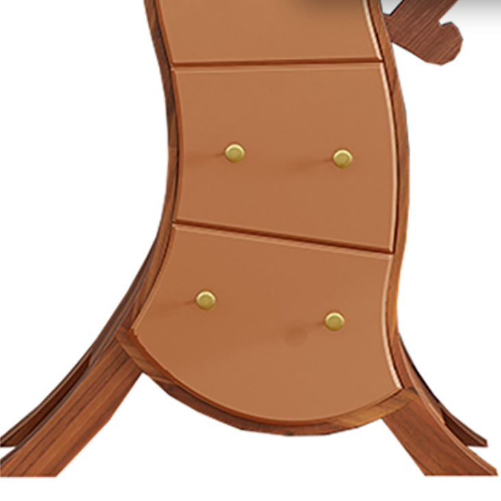 Classic Glam Dresser Manufactured Wood Storage Chest Dresser , 13.65 Inch Width