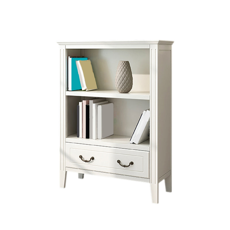 Modern Style Closed Back Bookshelf Standard Wooden Bookcase for Study Room