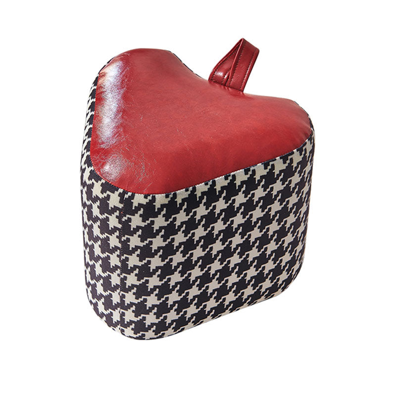 Color Block Fabric Standard Stool Modern Simple Upholstered Ottoman