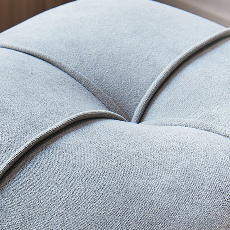 Color Block Fabric Standard Stool Modern Simple Upholstered Ottoman