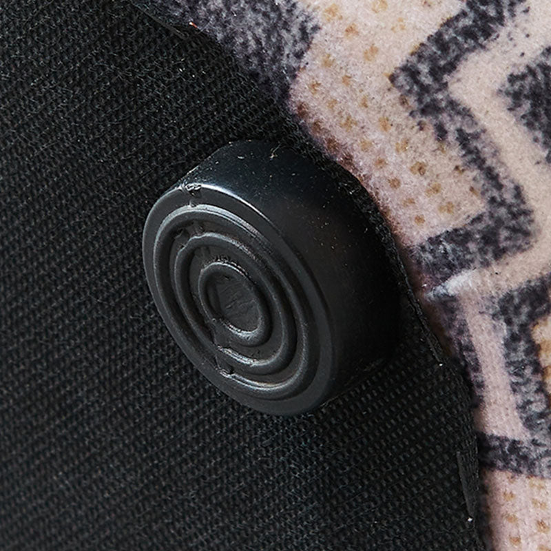 Color Block Fabric Standard Stool Modern Simple Upholstered Ottoman