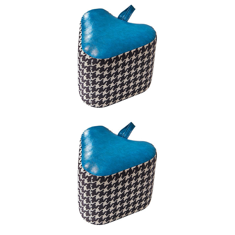 Color Block Fabric Standard Stool Modern Simple Upholstered Ottoman