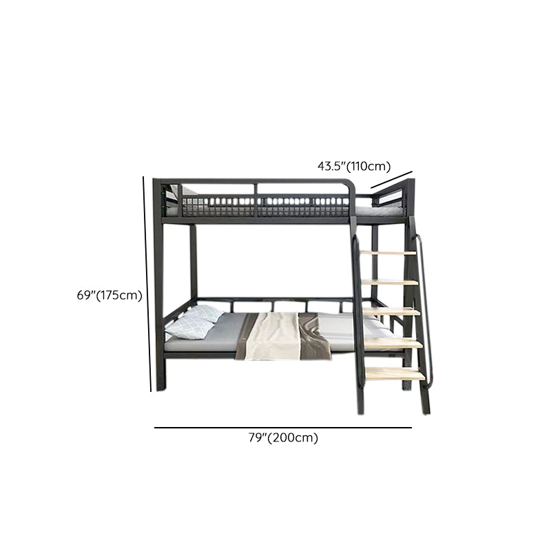 Contemporary No Theme Bunk Bed/Loft Bed in Iron with Guardrails