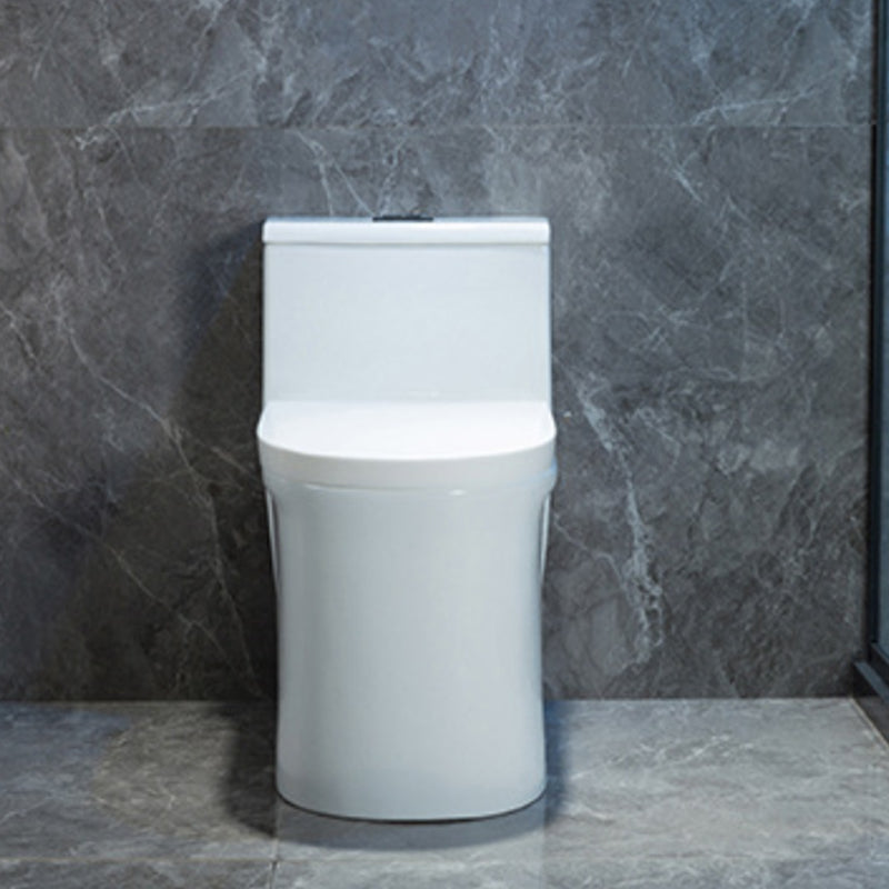 Contemporary One Piece Flush Toilet Floor Mounted White Urine Toilet for Washroom