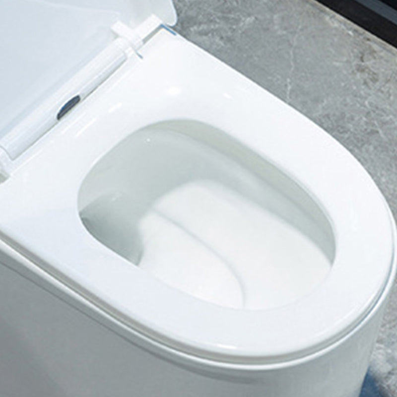 Contemporary One Piece Flush Toilet Floor Mounted White Urine Toilet for Washroom