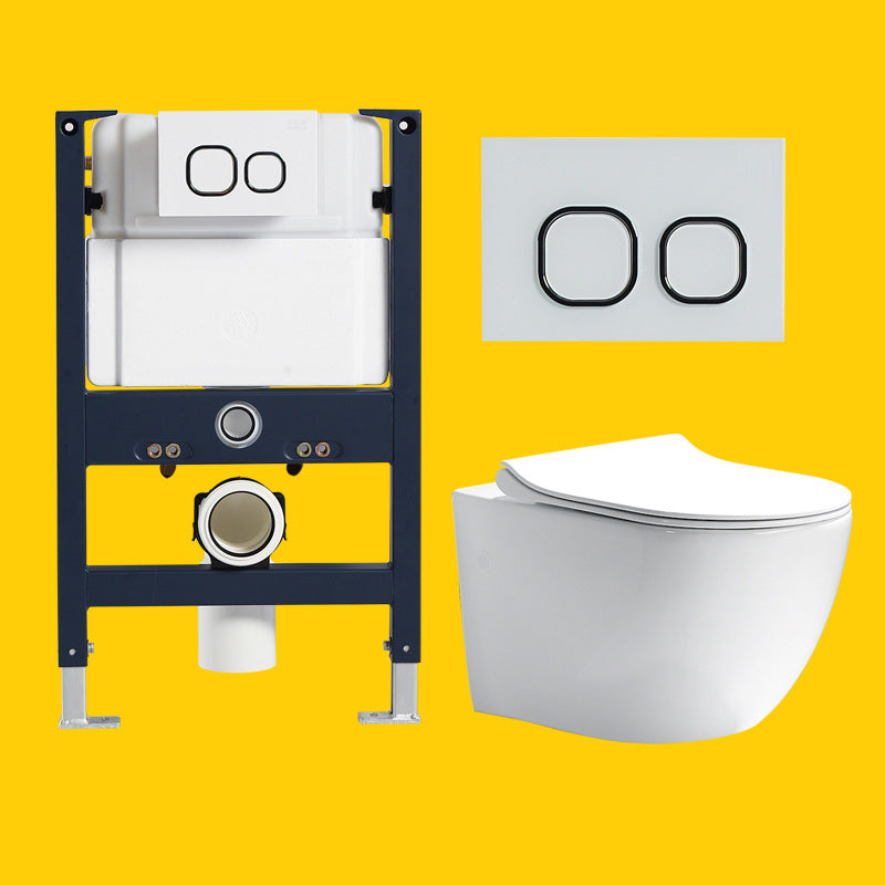 Contemporary One Piece Flush Toilet In-Wall Urine Toilet for Bathroom