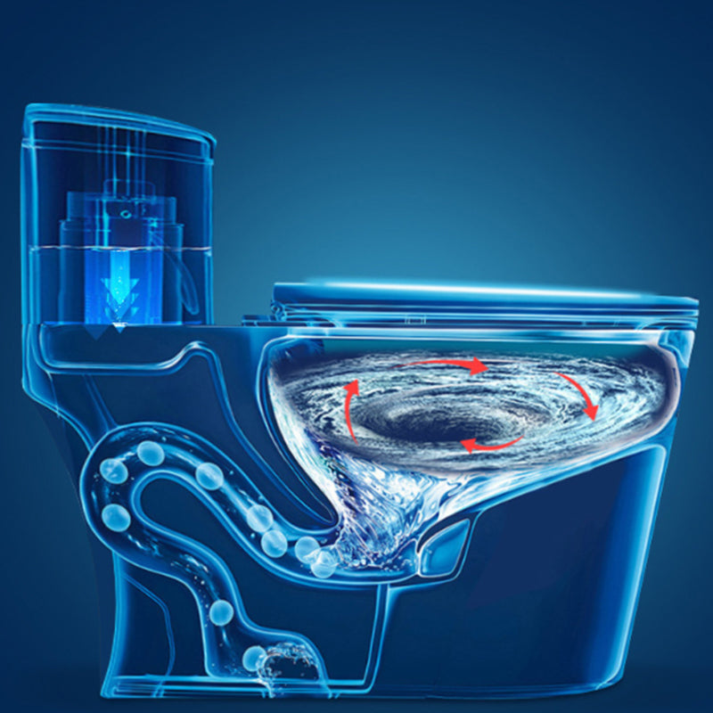 Traditional Ceramic Flush Toilet Seat Included Urine Toilet for Bathroom