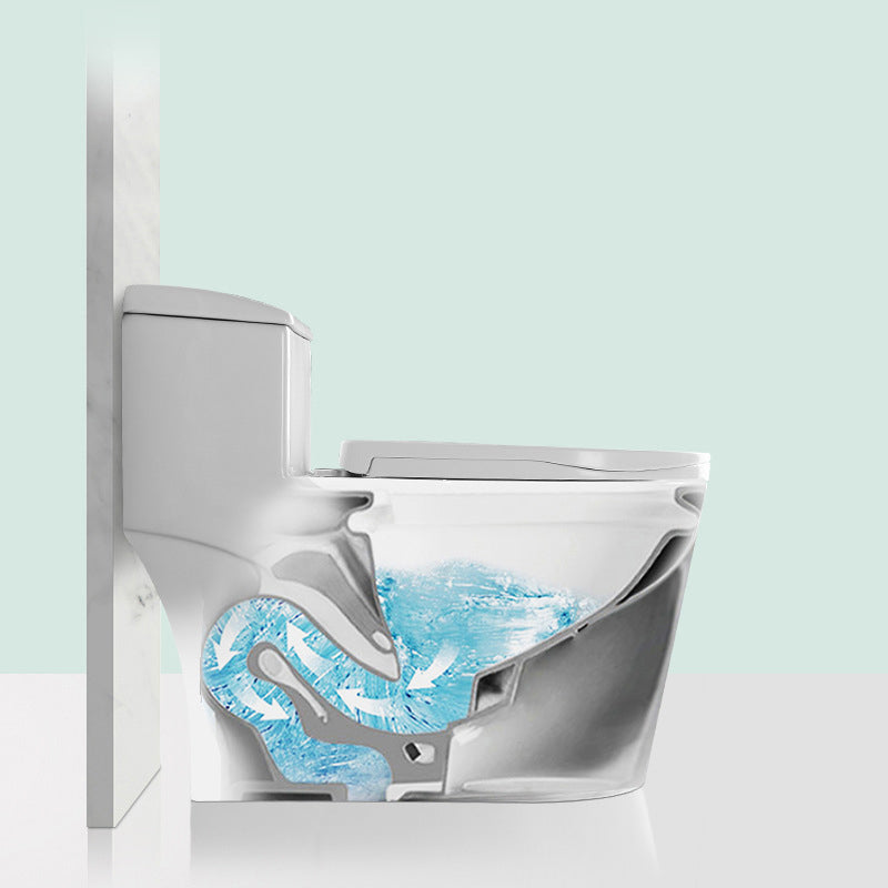 Traditional Ceramic Flush Toilet Seat Included Urine Toilet for Bathroom