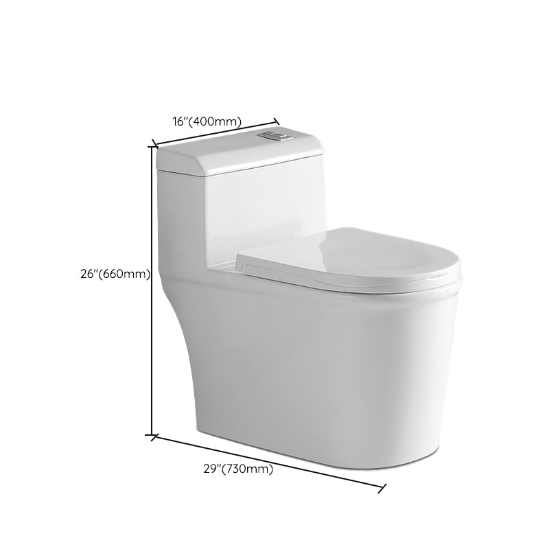 Traditional Ceramic Flush Toilet Seat Included Urine Toilet for Bathroom