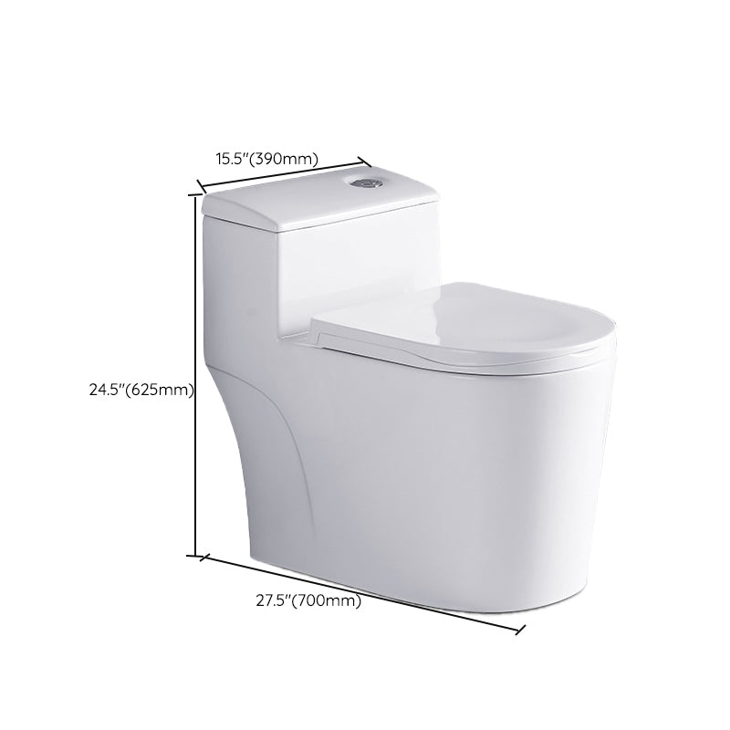 Traditional Ceramic Flush Toilet Seat Included Urine Toilet for Bathroom