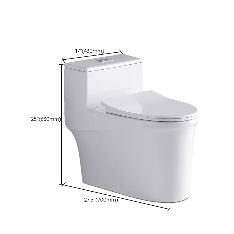 Traditional Ceramic Flush Toilet Seat Included Urine Toilet for Bathroom