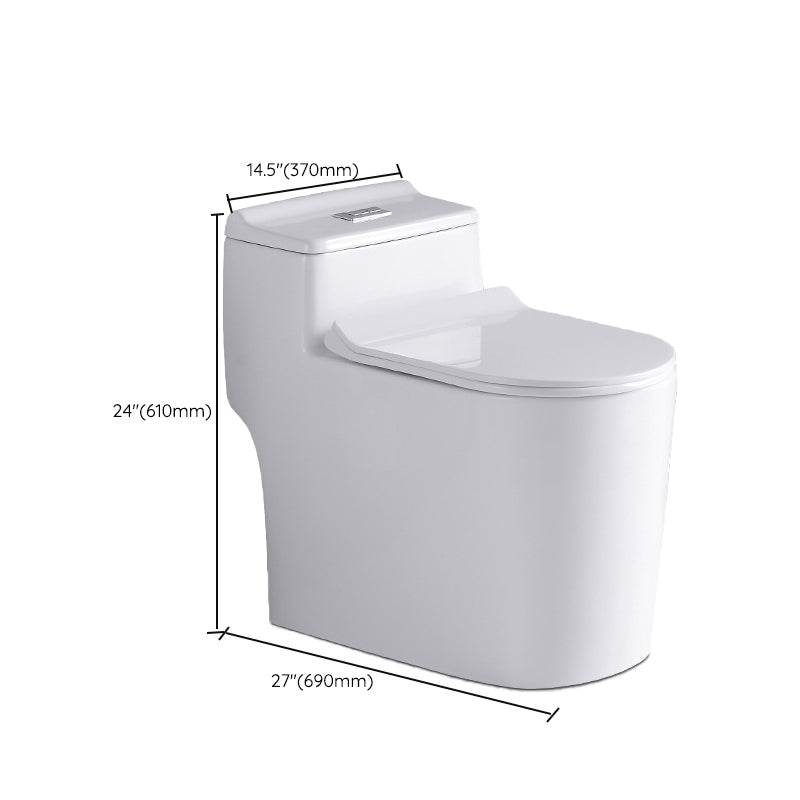 Traditional Ceramic Flush Toilet Seat Included Urine Toilet for Bathroom