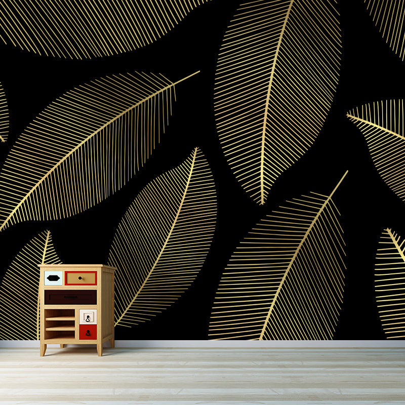 Plants Illustration Environmental Wall Mural Wallpaper Living Room Wall Mural