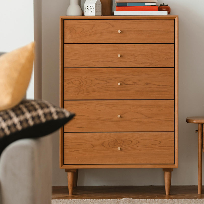 Modernism Storage Chest Dresser Solid Wood Dresser with 5/6/9 Drawers for Bedroom