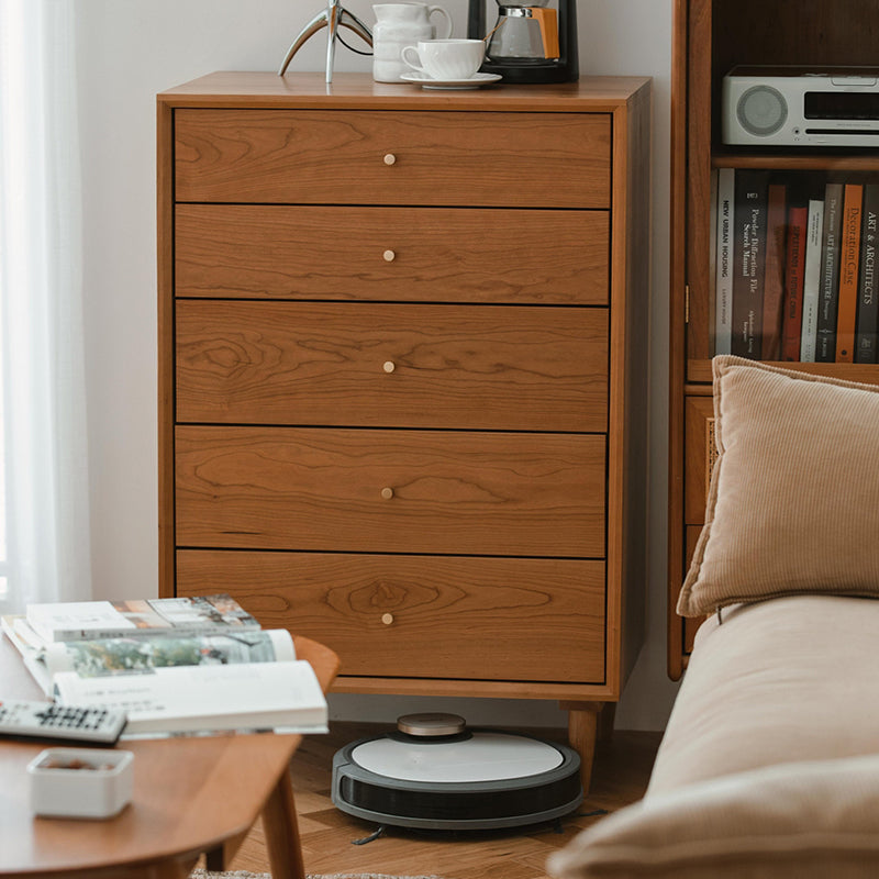 Modernism Storage Chest Dresser Solid Wood Dresser with 5/6/9 Drawers for Bedroom