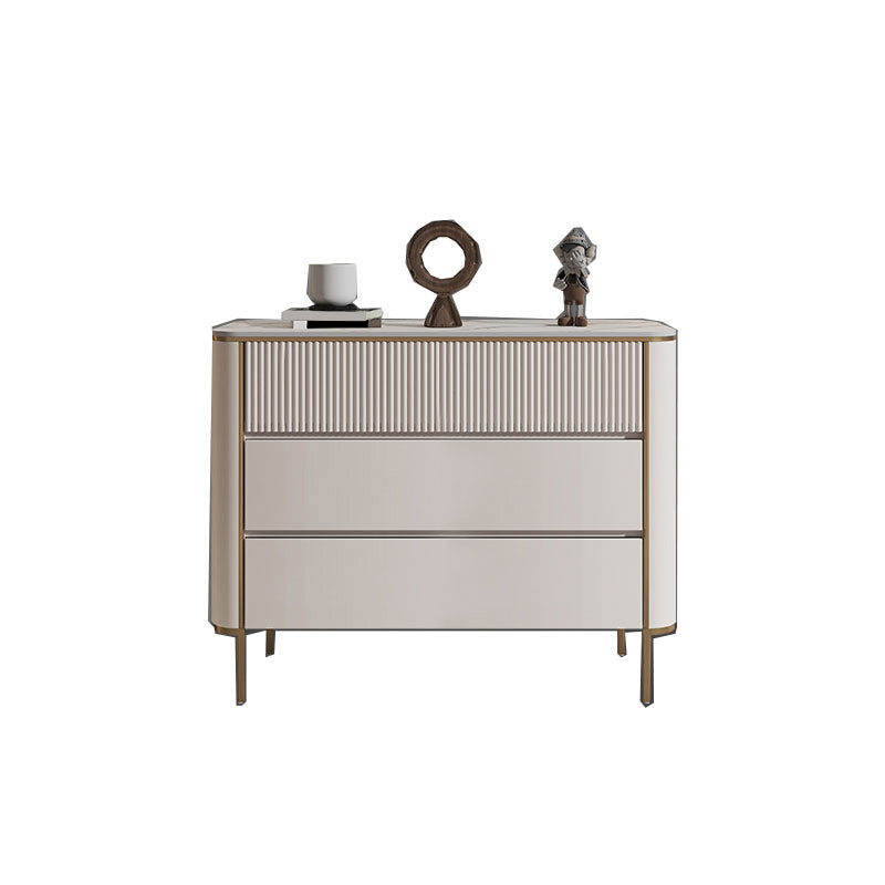 Classic Glam Dresser Stone Storage Chest Dresser with 3/6 Drawers , 15.6 Inch W