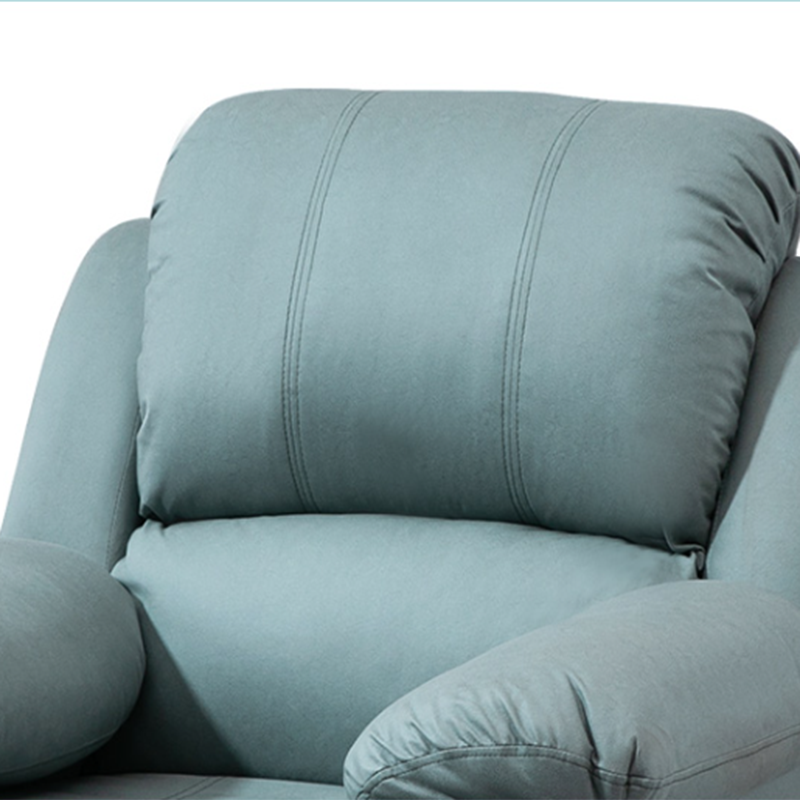 Traditional Leather Manual Recliner 34.3' Wide Swivel Base Recliner Chair
