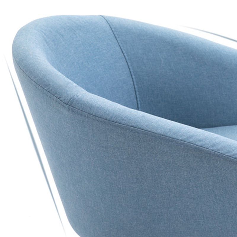 Contemporary Sloped Arms Accent Armchair Basic Four Leg Arm Chair