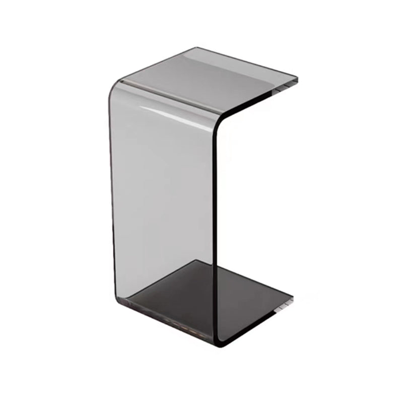 Contemporary Acrylic Side Table Square Sofa Side Accent Table