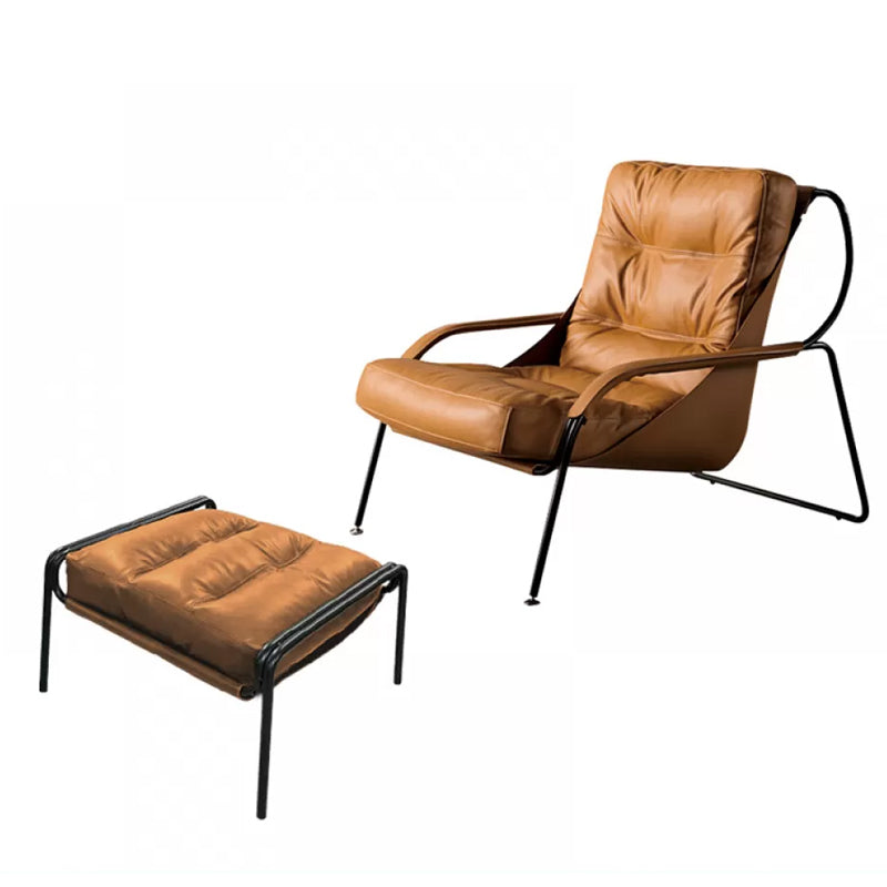 Industrial Solid Color Accent Armchair 42.1" Wide Arm Chair for Living Room