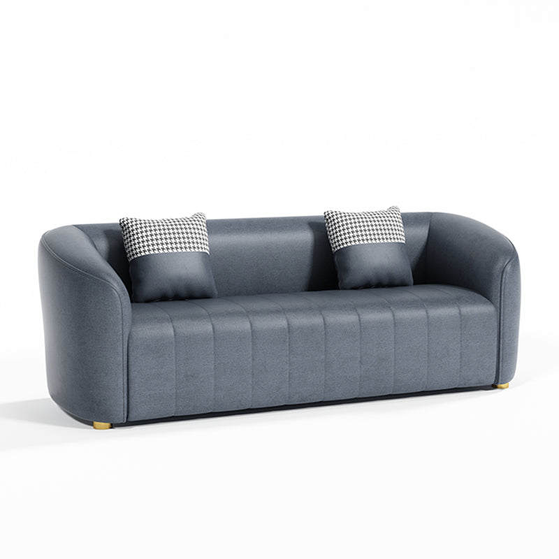 Contemporary Seating Cushions Tuxedo Arm Living Room Standard Settee