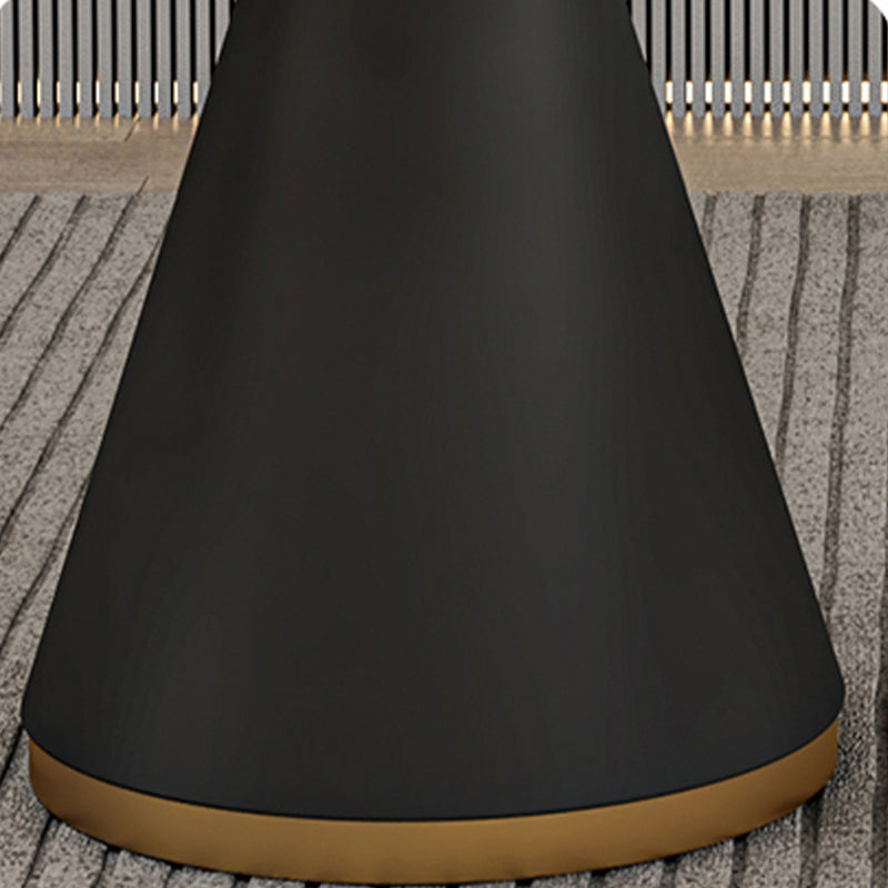 Glam Dining Table Set with Padded Chairs 1/2/5 Pcs White Stone Dining Set for Home