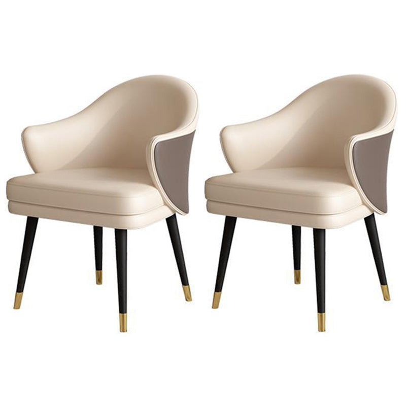 Round Dining Set with Arm Chairs 1/2/5 Pcs Stone Top Dinette Table Set for Kitchen