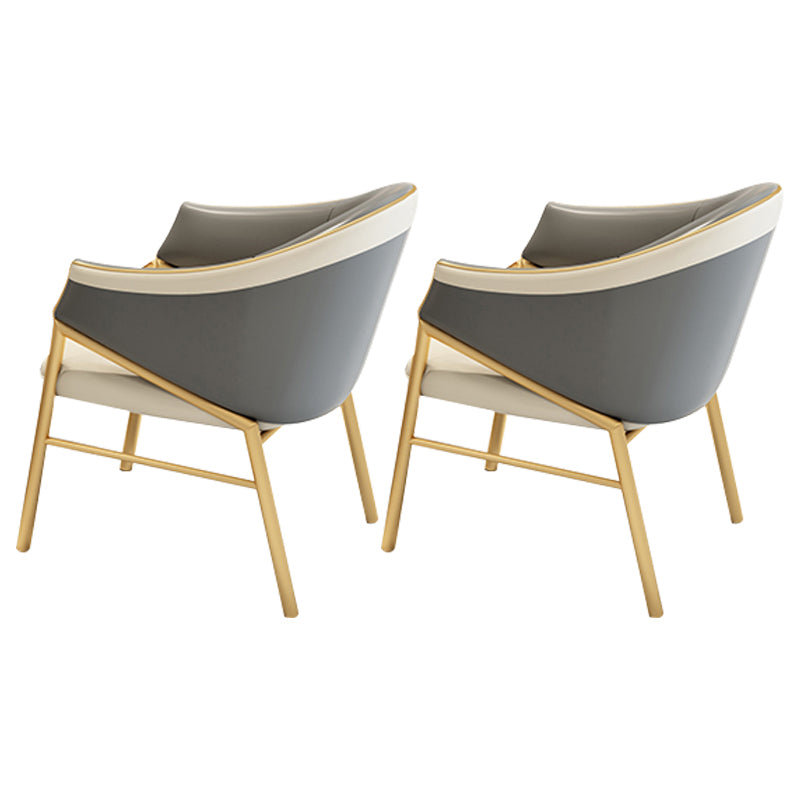 Contemporary Round Dining Table Set 1/2/5 Pcs Stone Top Dinette Set for Home