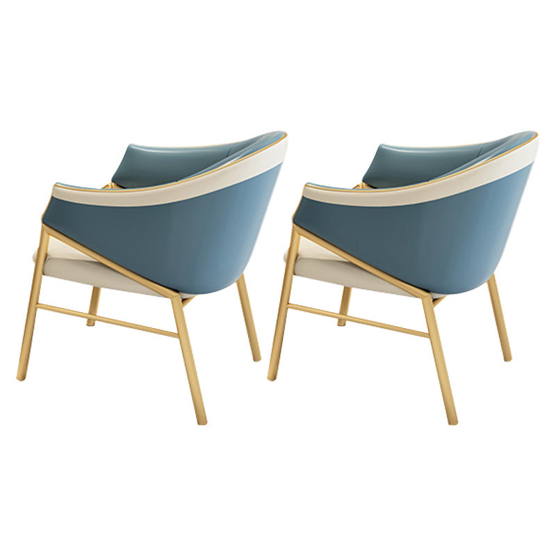 Contemporary Round Dining Table Set 1/2/5 Pcs Stone Top Dinette Set for Home