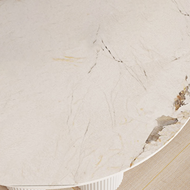 Modern Round Stone Dining Table 1/3 Pieces Dining Set for Dining Room