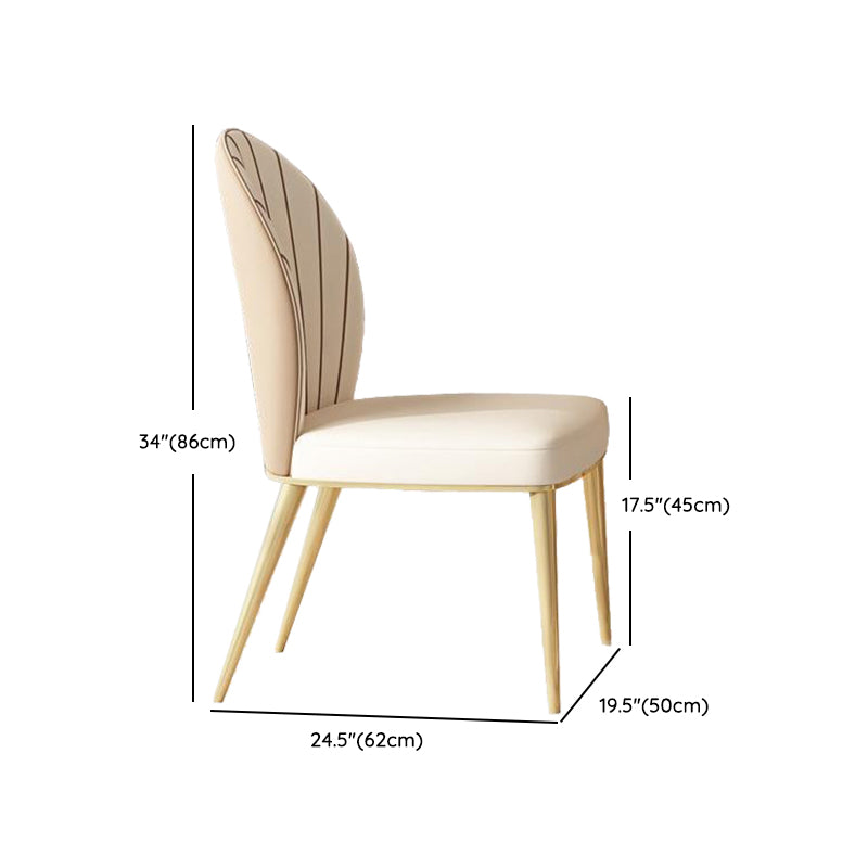 Glossy Gray Stone Dining Table Set 1/4/5/7 Pcs Glam Dinette Set with Leather Chairs