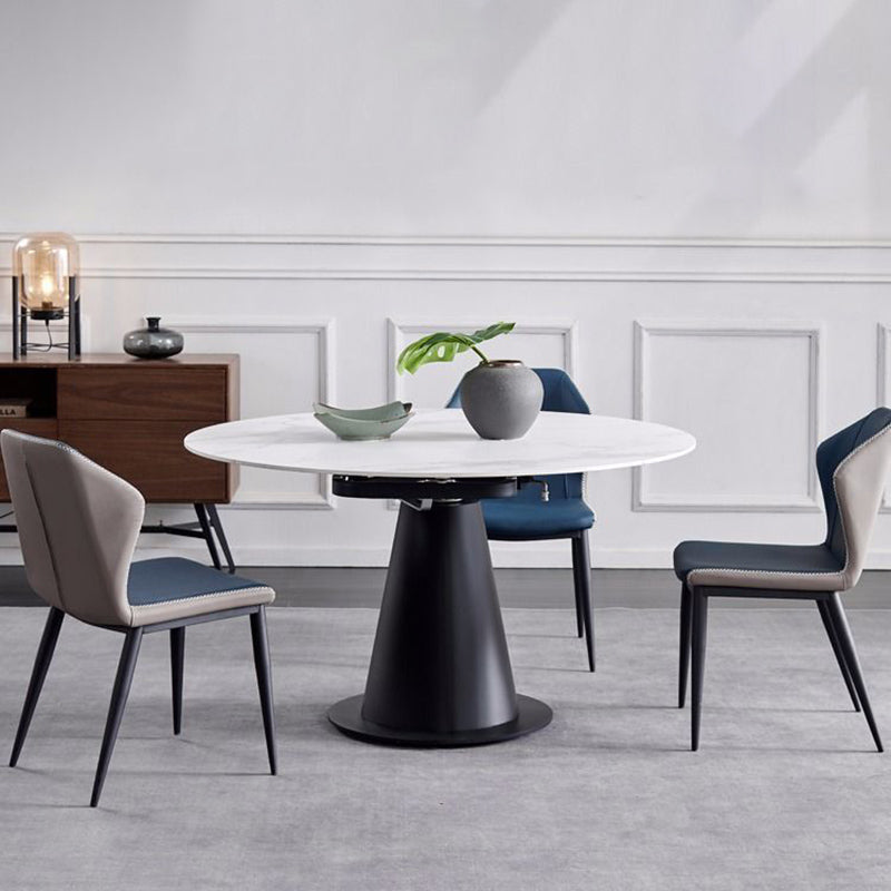Sintered Stone Top Dining Table Round Dining Table for Dining Room