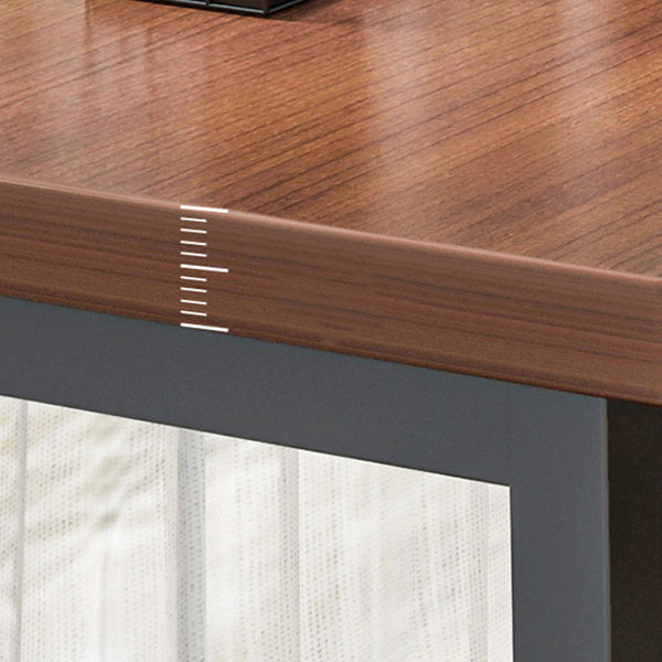 Iron Trestle Base Bar Height Table Industrial Rectangle Bar Dining Table