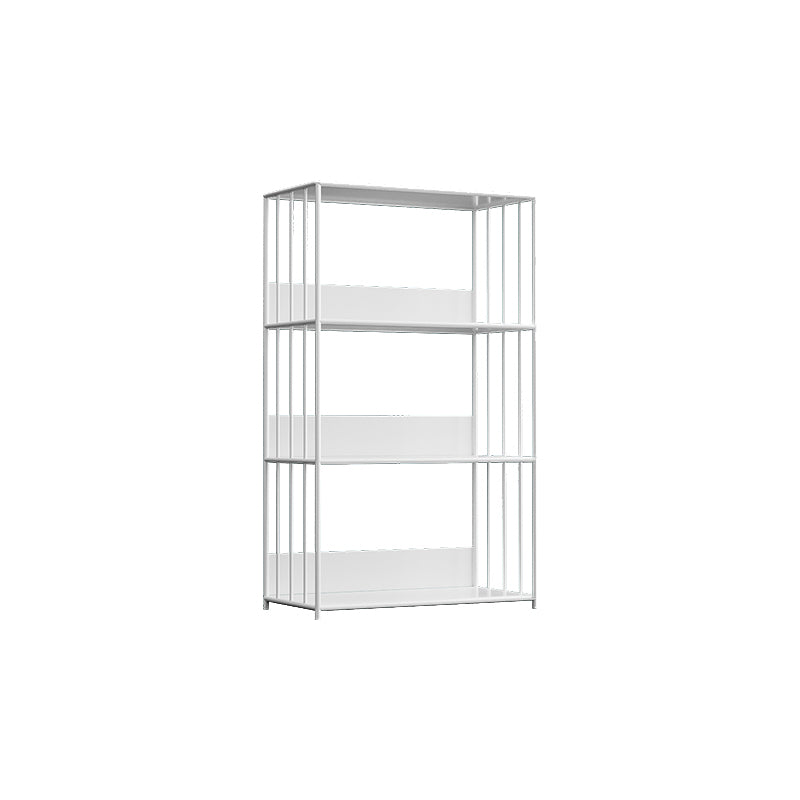 Standard Metal Bookshelf Scandinavian Open Back Bookcase with Shelves