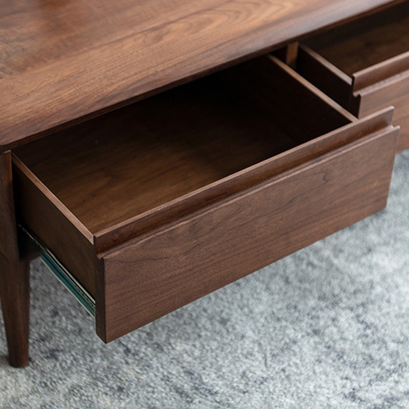 Rectangle Bunching Tables Solid Wood Coffee or End Table with Drawer