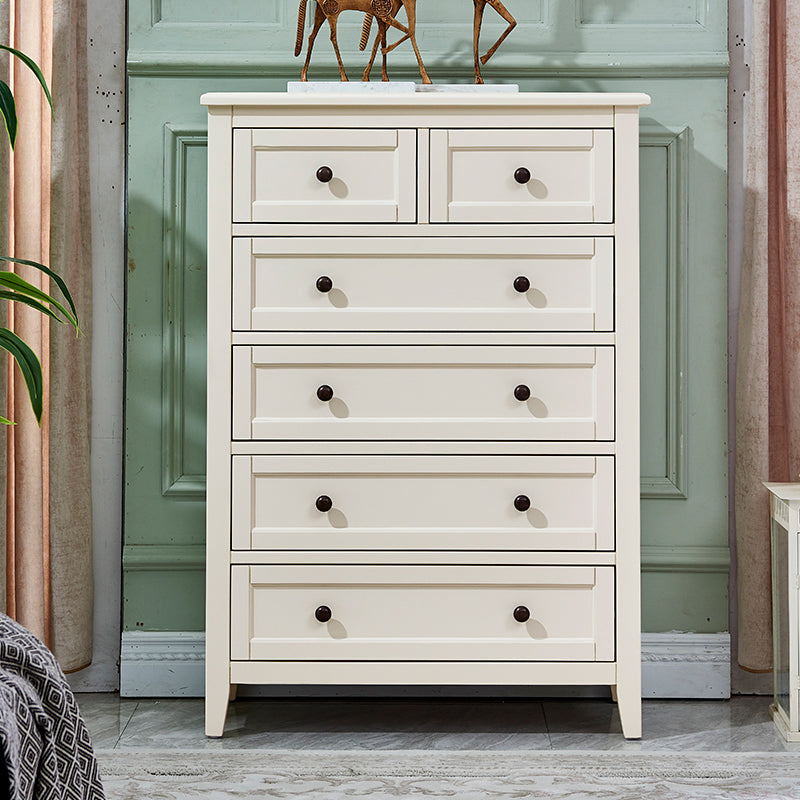 Knobs Standard Accent Chest Cherry Storage Cabinet with 5/6/7 Drawers