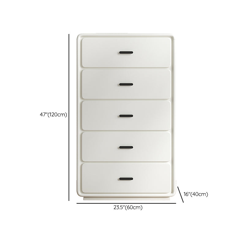 Contemporary Rectangle Accent Chest Wood Soft Close Drawers Storage Cabinet