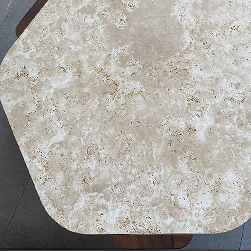 3 Legs Bunching Tables Modern Geometric Stone Coffee or End Table