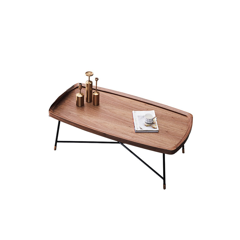 Contemporary Coffee Table Wooden Brown Coffee Cocktail Table