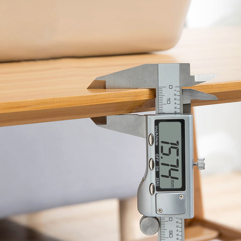 4 Legs Coffee Table Rectangular Single Coffee Table with Shelf