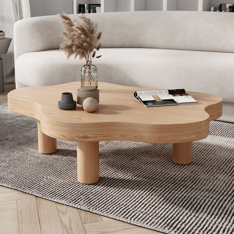 3 Legs Bunching Tables Geometric Solid Wood Coffee or End Table