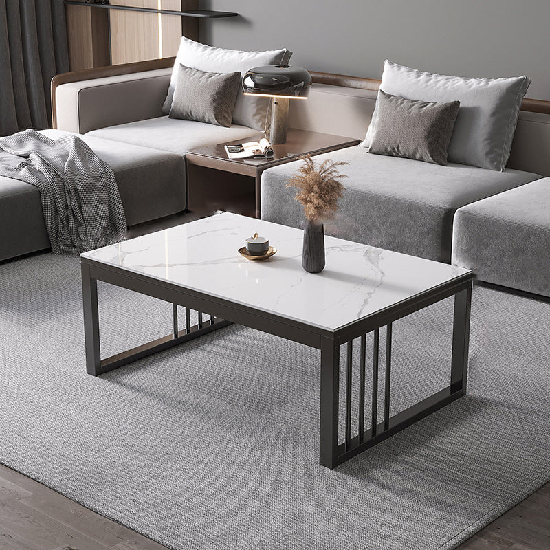 No Distressing Sled Coffee Table Rectangle Slate Single Coffee Table