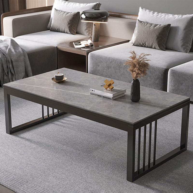 No Distressing Sled Coffee Table Rectangle Slate Single Coffee Table