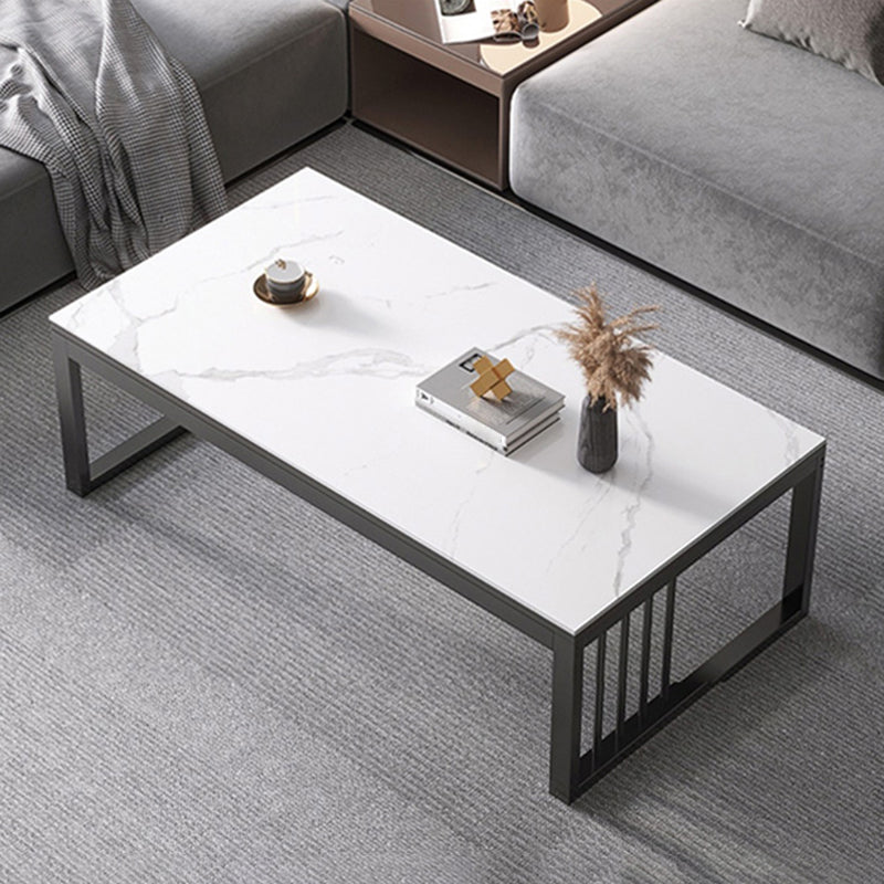 No Distressing Sled Coffee Table Rectangle Slate Single Coffee Table