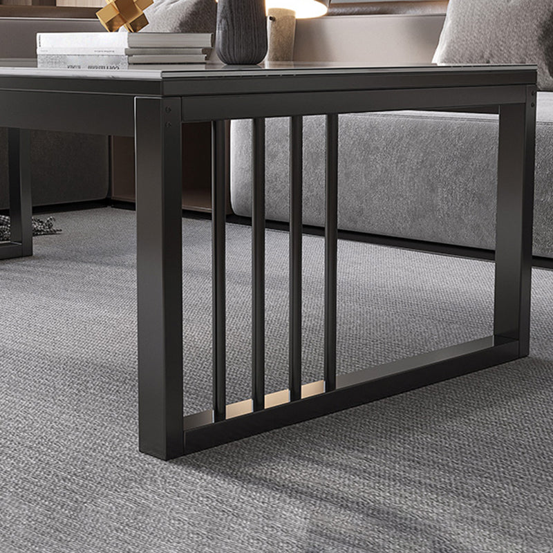 No Distressing Sled Coffee Table Rectangle Slate Single Coffee Table