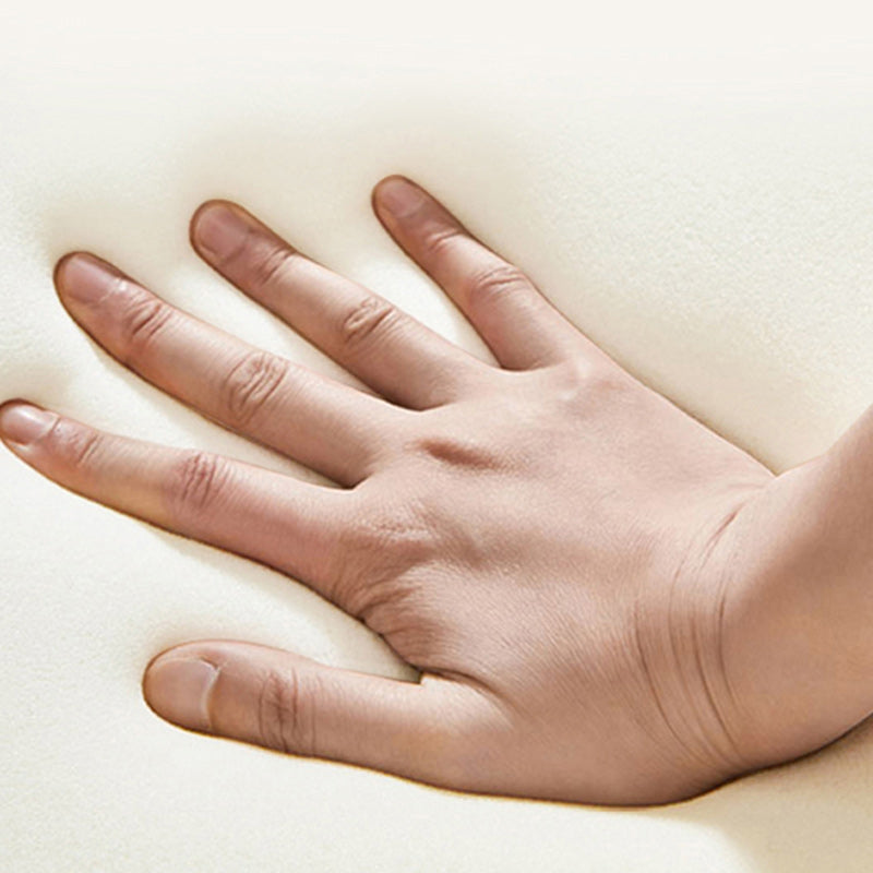 Contemporary Genuine Leather Upholstered Platform Bed White Bed Frame