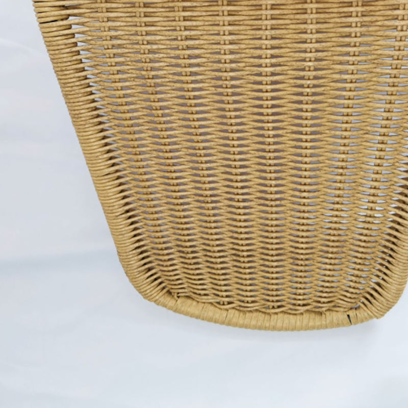 Tropical Patio Dining Chair Armless Rattan Outdoors Dining Chairs